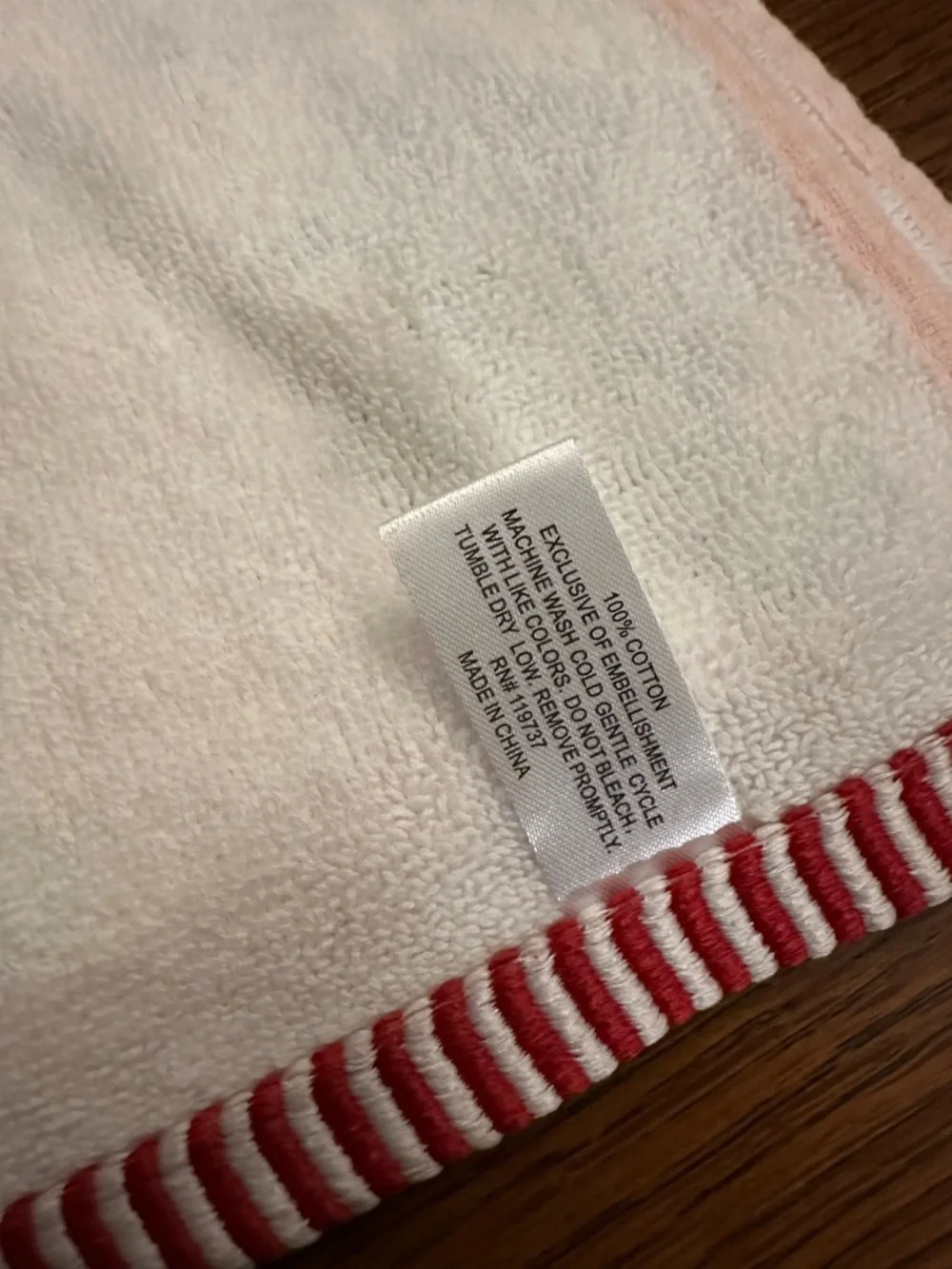 Pink Gingerbread Cowboy Print Cotton Hand Towels